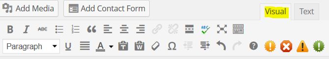 Как да поправим визуалния редактор на WordPress?