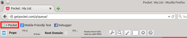 Pocket Bookmarklet 